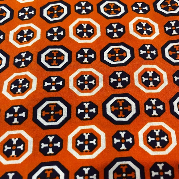 🧡💙Mudpie Orange Patterned Women's Dress - Picture 6 of 8